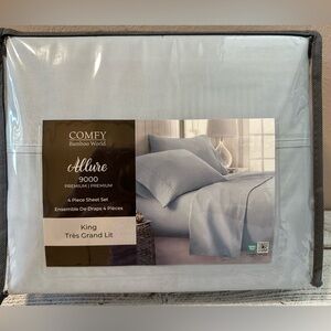 Bamboo King Size Sheet Set - NIP